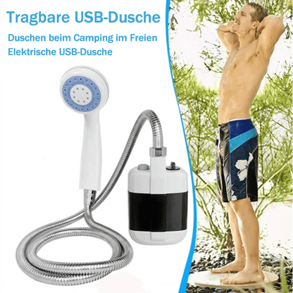 🚿 Frisch bleiben im Freien - 50% OFF - 🔥 Tragbare Campingdusche mit regulierbarem Durchfluss - für einfache und bequeme Reinigung im Freien!