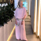 💥💥Elegantes zweiteiliges Set im Colorblock-Stil mit Pailletten