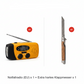 ⚡ Solar-Kurbel Notfallradio mit 7 Tage Akku Powerbank USB und LED-Lampe für Stromausfall und Camping. 🌧️