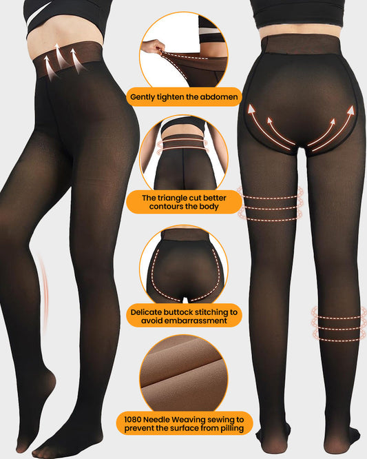 ❄️Heißer Verkauf 50 % Rabatt!!⚡Über 50.000 Stück verkauft!❄️Pile-Leggings mit einer Naht für eine schöne Silhouette✨✨Bleiben Sie warm. Sehen Sie gut aus. 💕