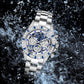 🎅Weihnachtsgeschenk🎁TINAIBIN Zwölf Sternzeichen & Sternenhimmel Diamant Automatikuhr Skelett Herrenuhr