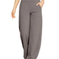 Damen Schmeichelnde Hohe Taille Stylische Hosen mit Funktionalen Seiten Taschen