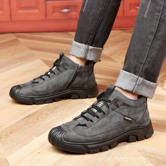 [Wintergeschenk] Herren Sneaker aus Leder mit Kunstwollfutter🔥Kostenloser Versand