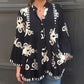 🔥HEISSER SALE 49 % RABATT🔥Bedrucktes Rüschenoberteil im Boho-Stil für Damen