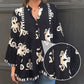 🔥HEISSER SALE 49 % RABATT🔥Bedrucktes Rüschenoberteil im Boho-Stil für Damen