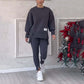 🔥Versandkostenfrei🧘‍♀️ Lässiges Sweatshirt-Leggings-Set – Ultraweiches Jersey, Moderne Passform & Perfekt für Alltag, Sport oder Entspannung 🏃‍♀️📦