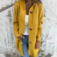 🧥🌸 Neuheiten – Mittellange Kapuzen-Strickjacke mit Taschen – bequem und vielseitig