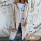 🧥🌸 Neuheiten – Mittellange Kapuzen-Strickjacke mit Taschen – bequem und vielseitig
