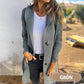 🧥🌸 Neuheiten – Mittellange Kapuzen-Strickjacke mit Taschen – bequem und vielseitig