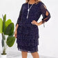 ⏳Limitierte Zeit rabatt✈️Lässiges bedrucktes Lagenkleid für Damen