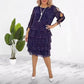 ⏳Limitierte Zeit rabatt✈️Lässiges bedrucktes Lagenkleid für Damen