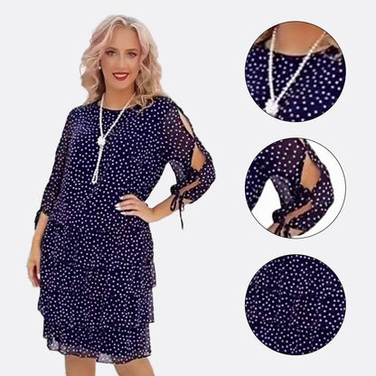 ⏳Limitierte Zeit rabatt✈️Lässiges bedrucktes Lagenkleid für Damen