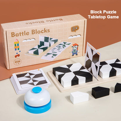 🎉🌸Kreatives Lernpuzzleset für Kinder in Schwarz und Weiß