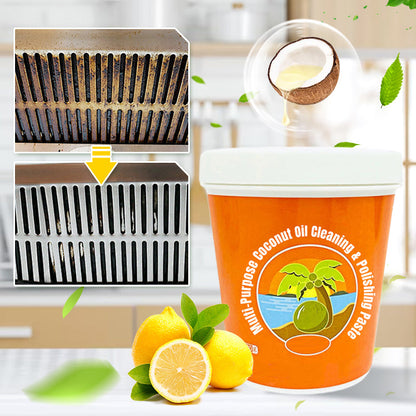 🌴Natürliche Kokosöl-Politurpaste zur schonenden Reinigung-Kauf 2, erhalte 1 gratis!🫧