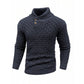 💜🔥Kauf 2 Artikel versandkostenfrei💜Herren Pullover mit strukturiertem Stehkragen