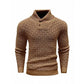 💜🔥Kauf 2 Artikel versandkostenfrei💜Herren Pullover mit strukturiertem Stehkragen
