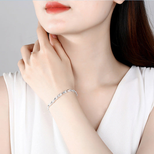 Produkt A💥Elegantes funkelndes Glücksklee-Armband🍀