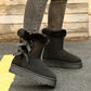 🎀Weihnachts-Specials🎁Klassische Plateau-Schneestiefel für Frauen mit Plüsch-Schleife
