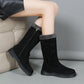 Winterschlussverkauf 🛍️✨ Warme Damenstiefel mit seitlichem Reißverschluss