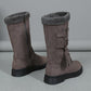 Winterschlussverkauf 🛍️✨ Warme Damenstiefel mit seitlichem Reißverschluss