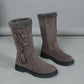 Winterschlussverkauf 🛍️✨ Warme Damenstiefel mit seitlichem Reißverschluss