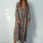 Women’s Trendy Print Long Sleeve Loose Fit Dress