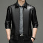 Legere PU-Lederjacke für Herren🔥Kostenloser Versand