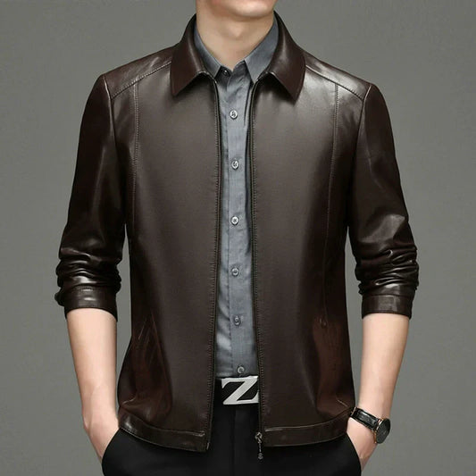 Legere PU-Lederjacke für Herren🔥Kostenloser Versand