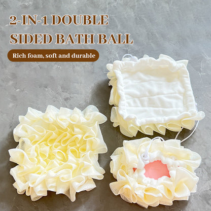 🧼🫧 2 zum Preis von 1 – sanfte Duschkugel für Peeling & Reinigung🚿