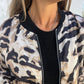 ⏳Begrenzte Zeit 50% Rabatt💥Bomberjacke mit Reißverschluss und Zebra-Print für Damen im Herbst
