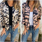 ⏳Begrenzte Zeit 50% Rabatt💥Bomberjacke mit Reißverschluss und Zebra-Print für Damen im Herbst
