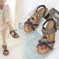 💎 61% RABATT! 💎 2026 Bohemian-Sandalen für Frauen – Atmungsaktiv, Rutschfest & Barfuß-Komfort für den ganzen Tag 🌈👣