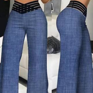 👖 Damen High Waist Wide Leg Hose | Lockere Passform, taillenbetonend & elegant für Alltag und Party ✨
