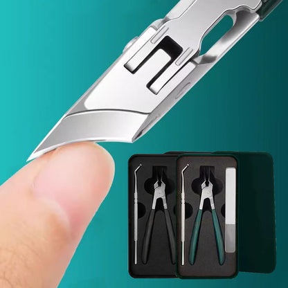 Nagelpflege-Set für Dicke Nägel – Präzises Schneiden, Langlebige Klingen & Ergonomischer Griff 🌿