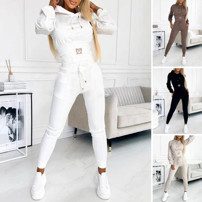 Zweiteiliger Damen-Trainingsanzug mit Kapuze🔥Kauf 2 Artikel versandkostenfrei