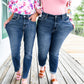 🔥Skinny Jeans in Übergröße mit Bauchkontrolle und hohem Stretchanteil🔥