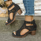 🔥Bequeme und stylische orthopädische Sandalen mit offenem Zehenbereich und hohem Absatz