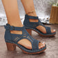 🔥Bequeme und stylische orthopädische Sandalen mit offenem Zehenbereich und hohem Absatz