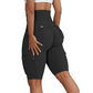 🍑💥 Hohe Taille Bikershorts für Damen – bauchkontrollierend, atmungsaktiv, weicher Stretch-Stoff. Ideal für Yoga & Sport