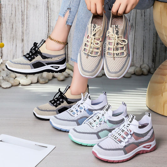 Lässige Schnür-Laufschuhe für Damen