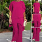 👚 54% RABATT! ✨ Charmantes Set aus Asymmetrischem Oberteil & Weite-Hose – Bequem, Elegant & Perfekt für den Frühling 🌸