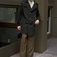 Herren Slim-Fit Trenchcoat im Zweireiher-Stil