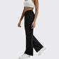 Damen Schmeichelnde Hohe Taille Stylische Hosen mit Funktionalen Seiten Taschen