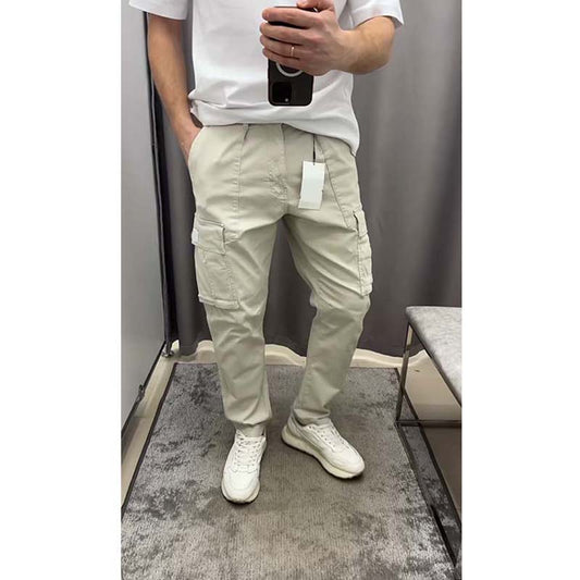 Casual Herren-Cargohose in Uni-Farben🔥KAUFE 2 UND ERHALTE KOSTENLOSEN VERSAND