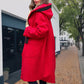 Trendiger Damenmantel mit Reißverschluss, Kapuze und Taschen✈️Kostenloser Versand bei 2 Einkäufen
