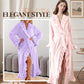 Damen Fleece Morgenmantel – Warmer Winter Bademantel mit Langarm, Französischer Vintage-Stil, Flauschiger Hausmantel für Zuhause