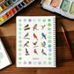 Aquarell-Arbeitsbuch für Anfänger mit 16 Farben
