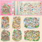 3D-Landschaft DIY-Aufkleber-Set