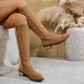 Modische kniehohe Stiefel für Damen