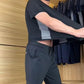 Zweiteiliges Sport-Set für Herren: Kurzarm-T-Shirt & Lange Hose🔥Kostenloser Versand🔥